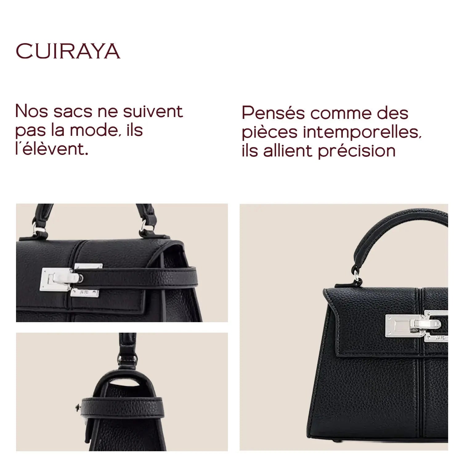 Sac à main à poignée Cuiraya