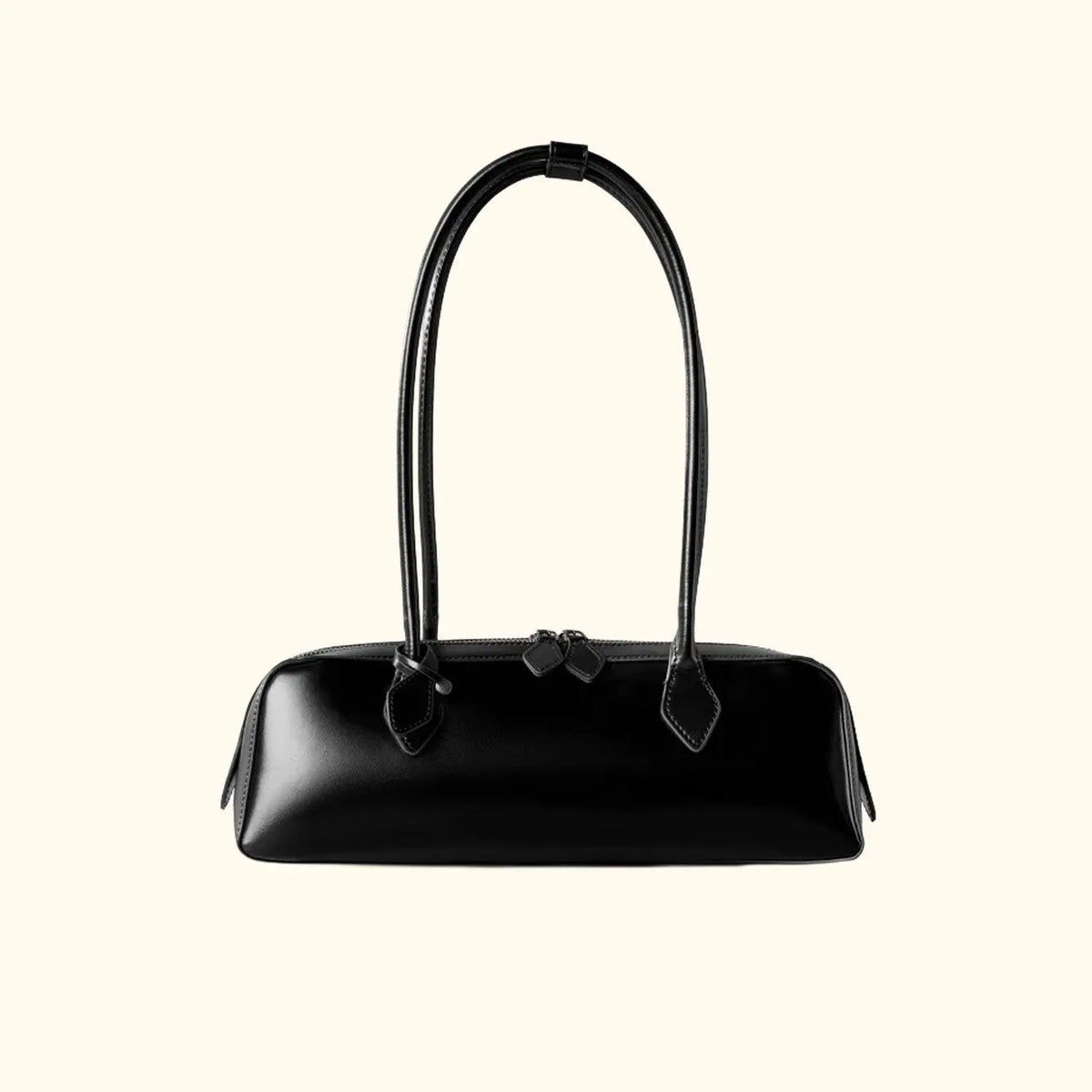 Sac à main baguette en cuir véritable Cuiraya