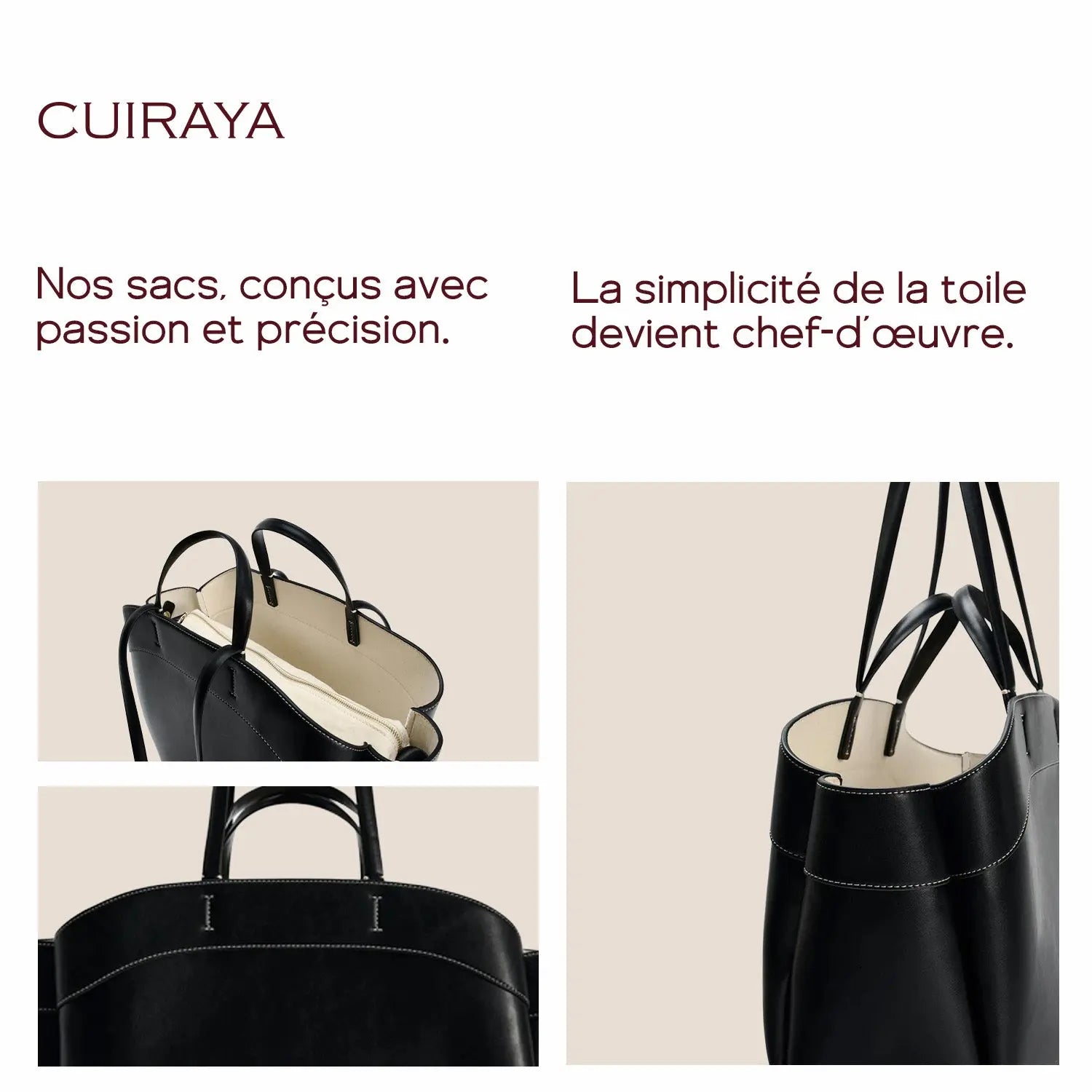Sac à main large Cuiraya