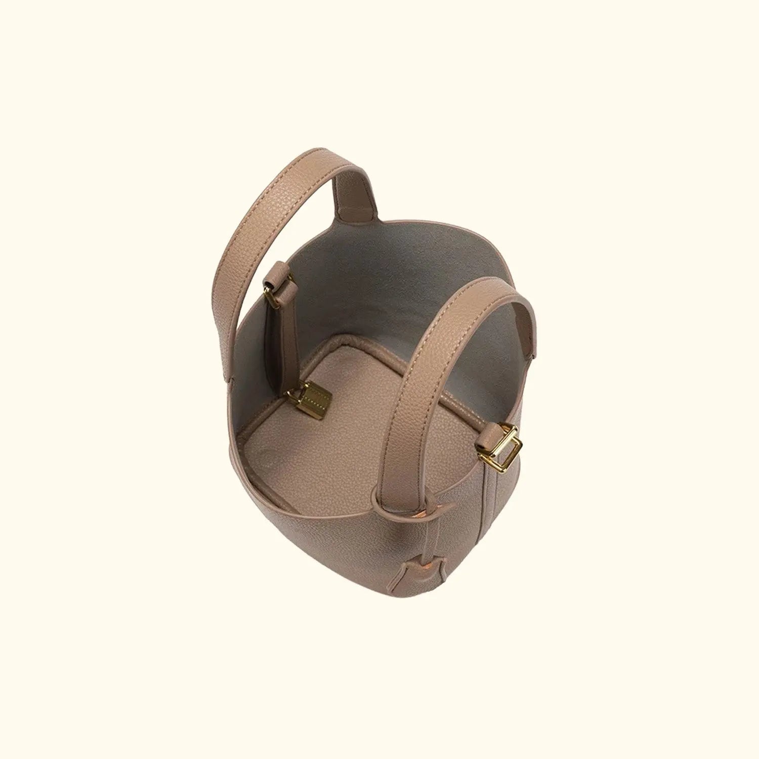 Sac à main seau en cuir Cuiraya