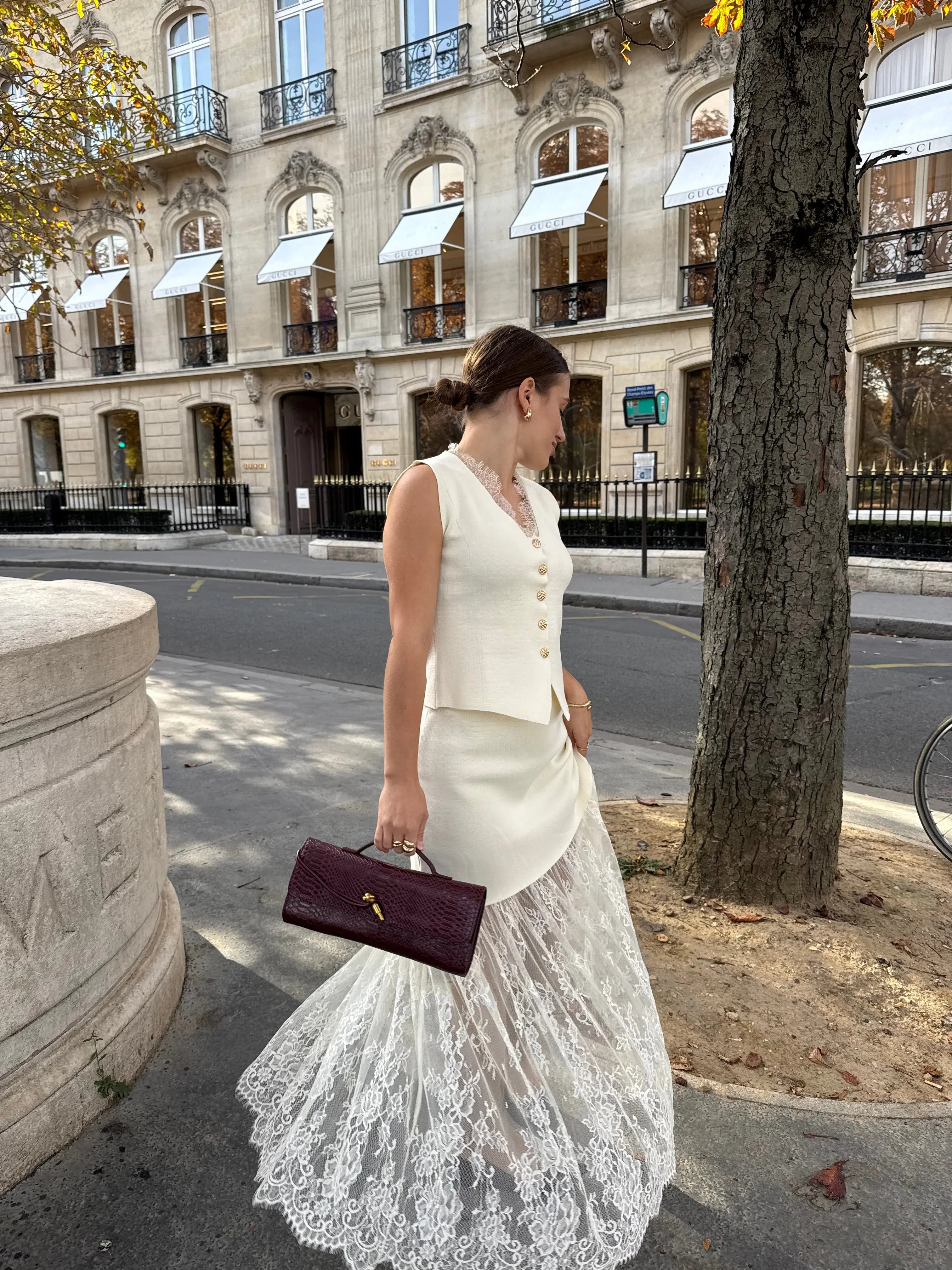 Sac à main long à rabat Cuiraya