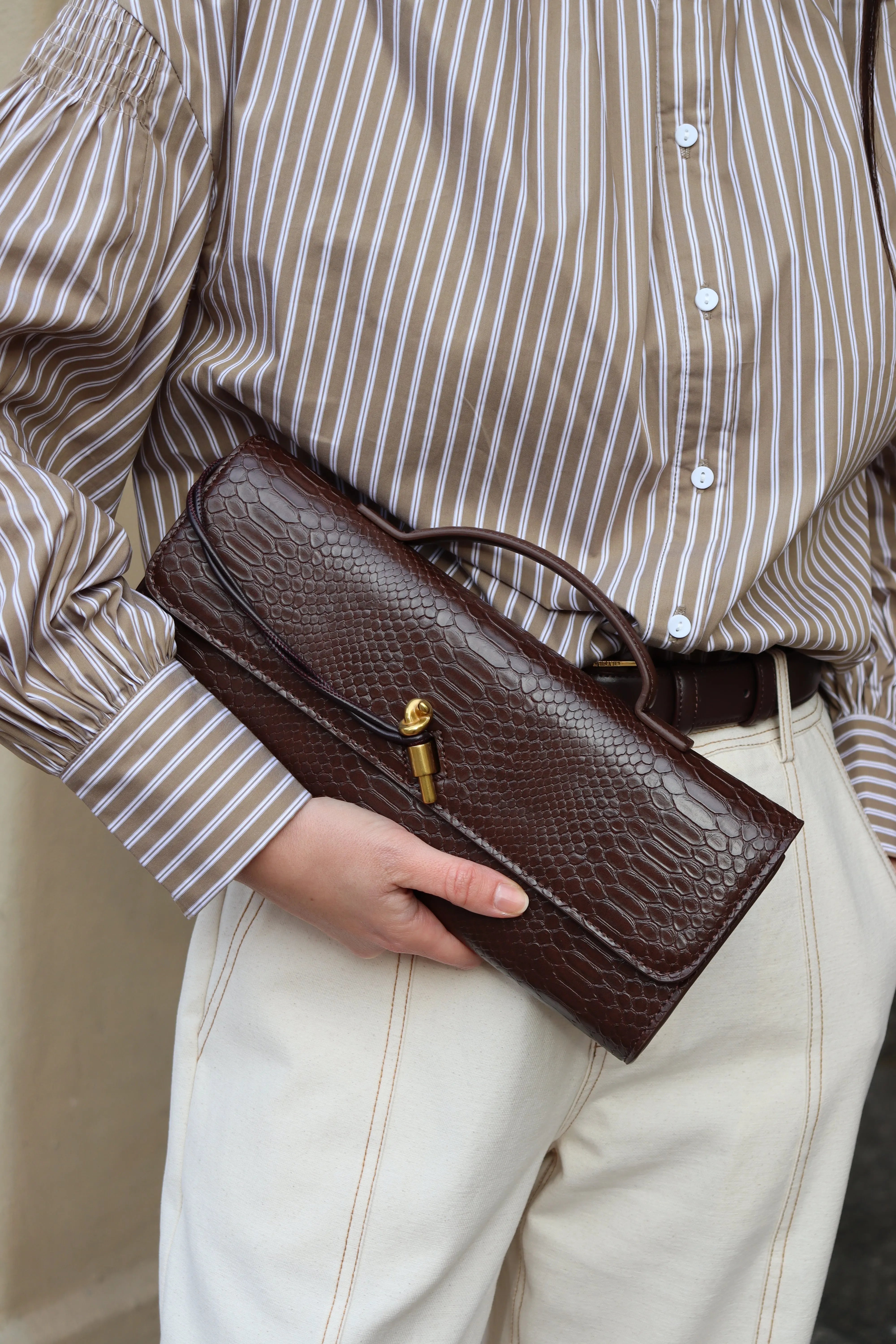 Sac à main long à rabat Cuiraya