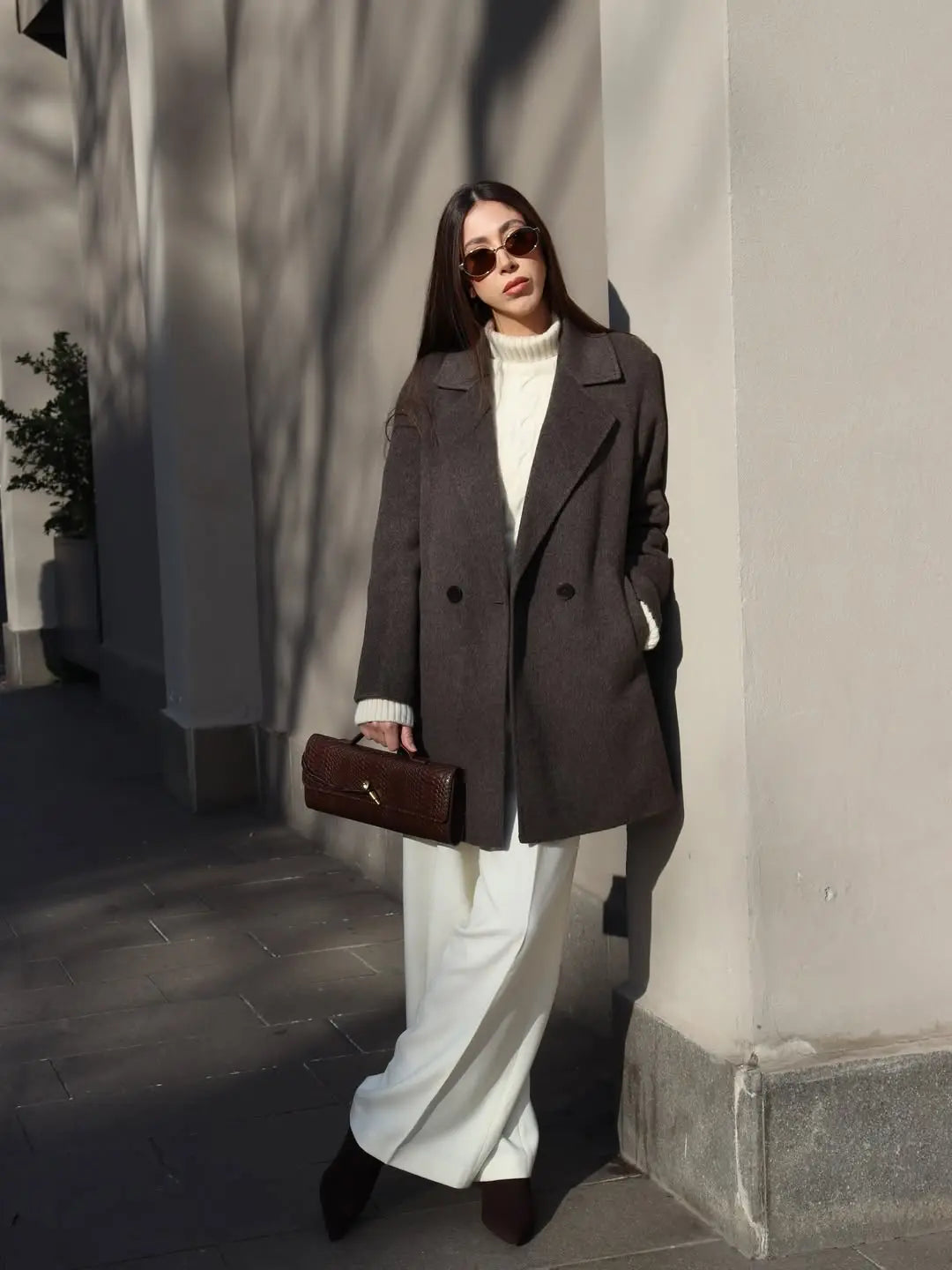 Sac à main long à rabat Cuiraya